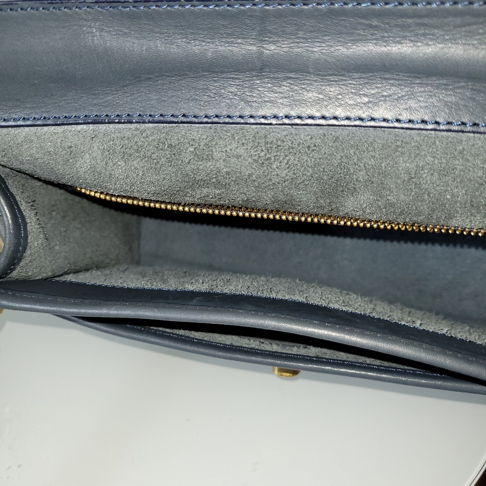 Leather Convertible Top Handle Crossbody Bag - Picture 13 of 15